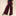 Collegiate Outfitters Italian Wide Leg Belted Pants - Maroon
