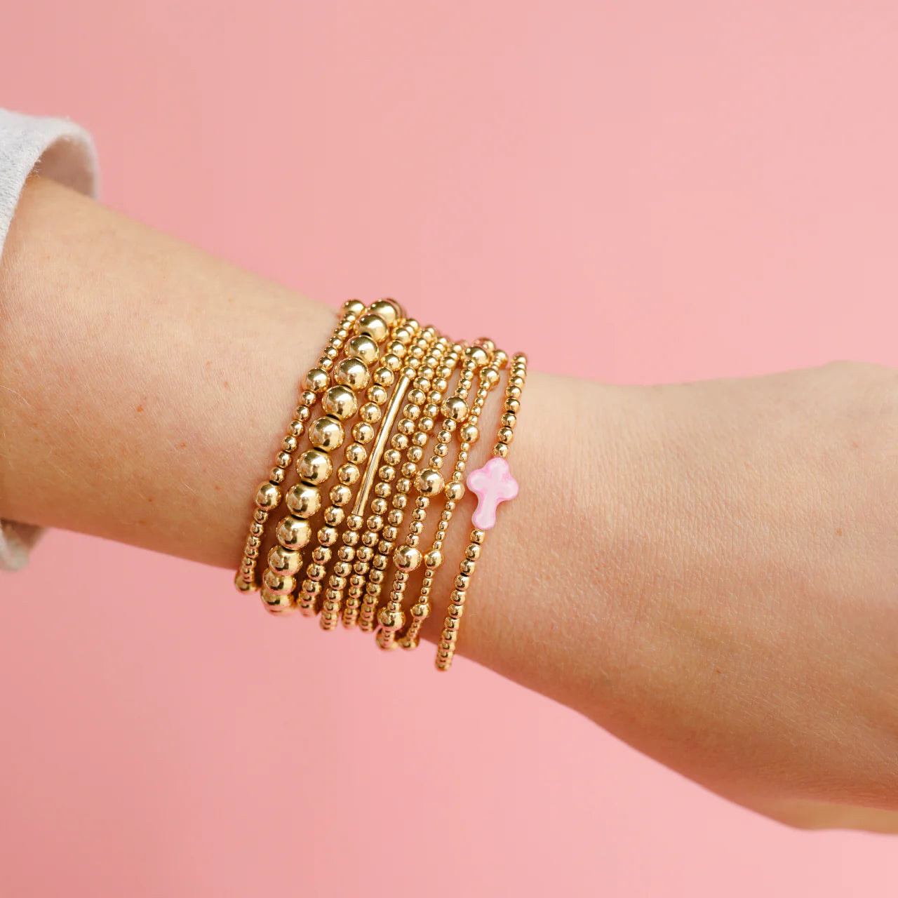 Beaded Blondes Lively Bracelet - Gold