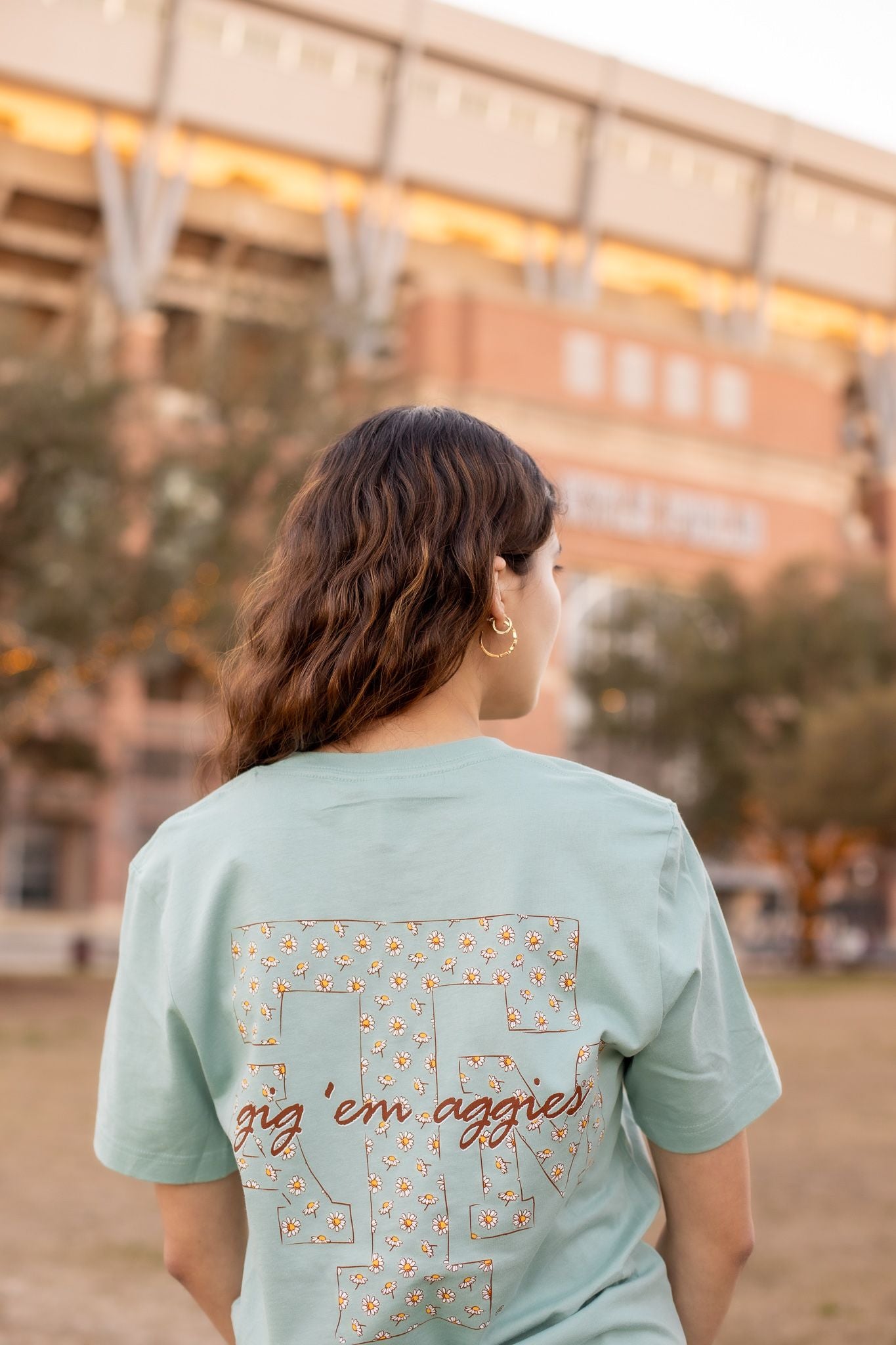 Texas A&M Daisy Gig 'Em Aggies T-Shirt