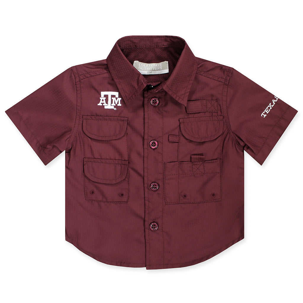 Texas A&M Infant Maroon Fishing Shirt