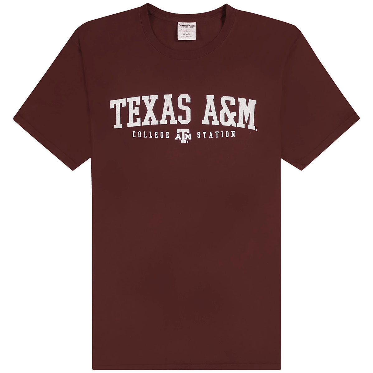Texas A&M Aggie Basic Block Comfort Wash T-Shirt