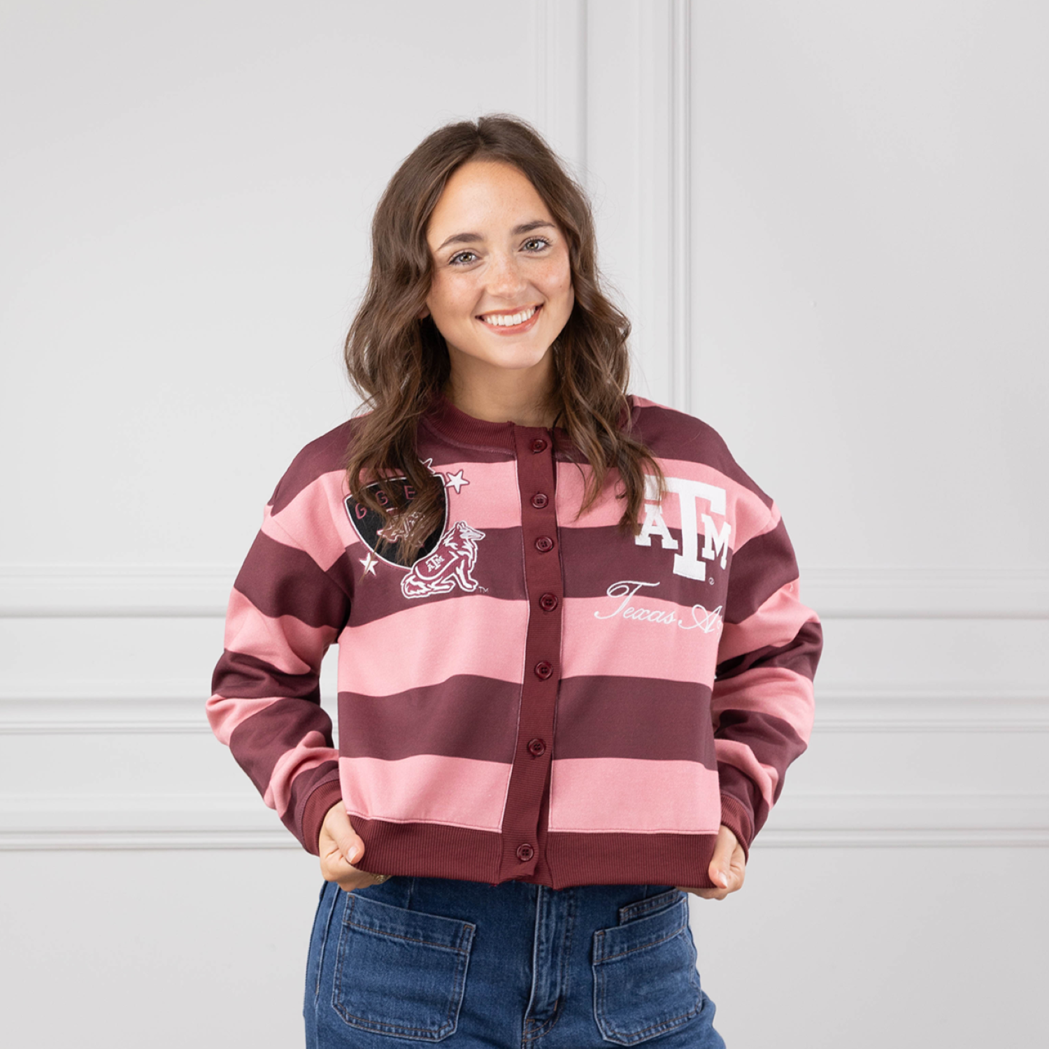 The Playbook Patch Cardigan