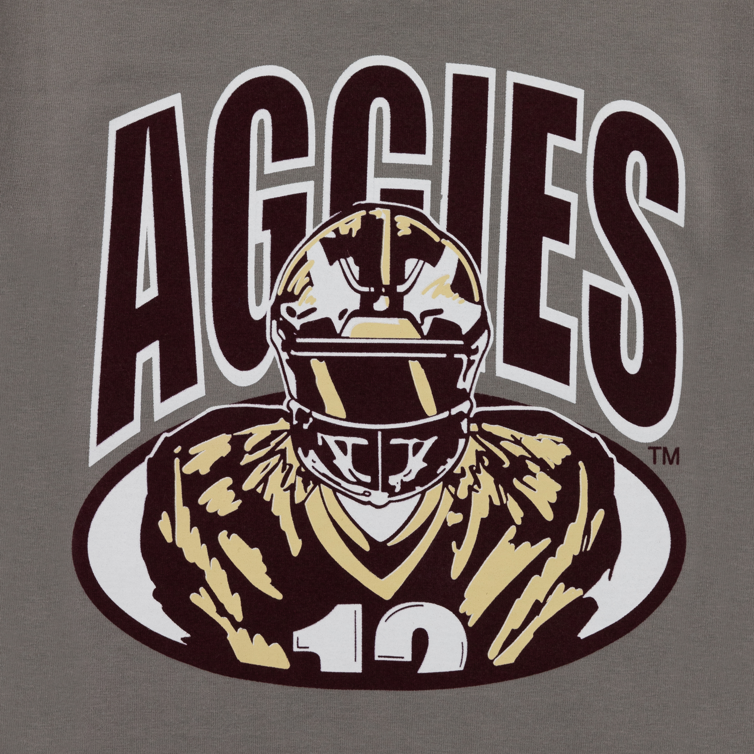 Youth Aggies Football Player T-Shirt