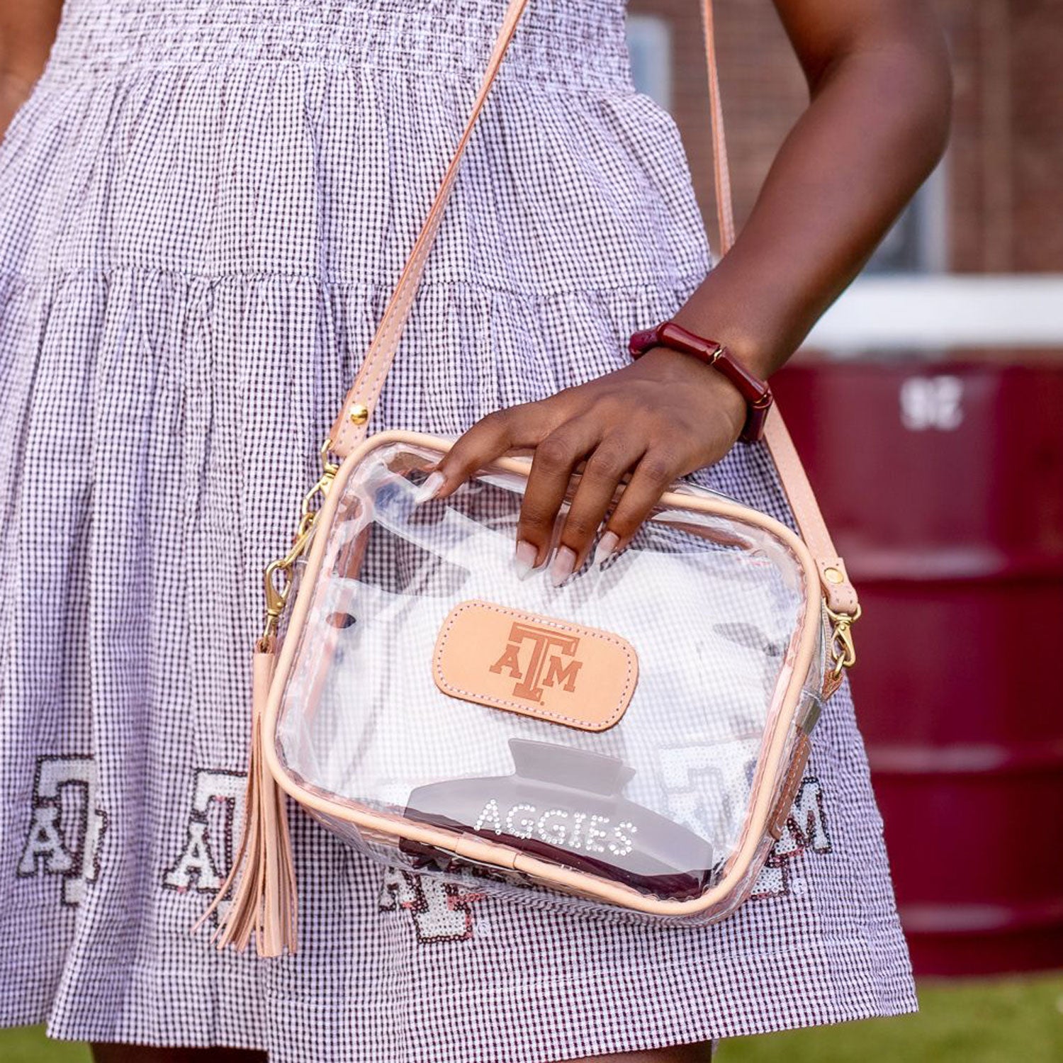 Texas A&M Jon Hart Embroidered Clear Lola