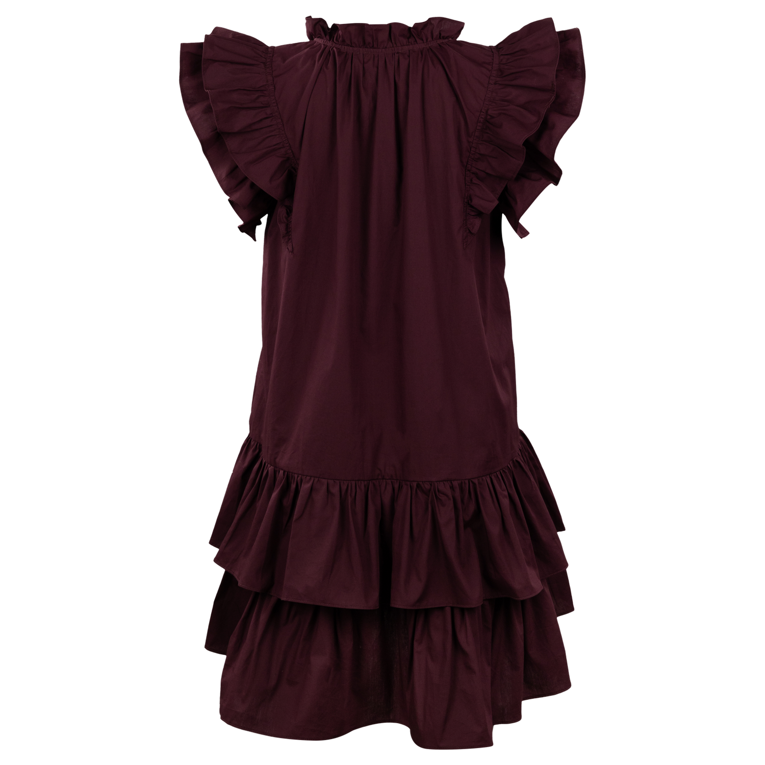 Double Ruffle Sleeve Dress