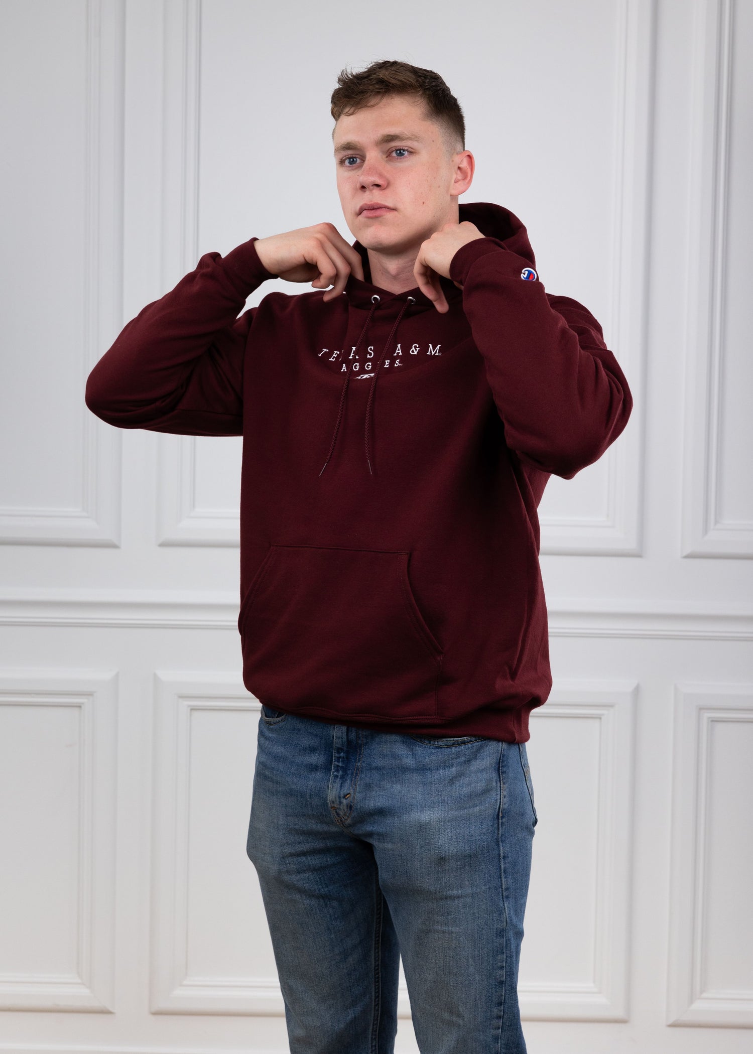 Texas A&M Aggies Champion Embroidered Hoodie