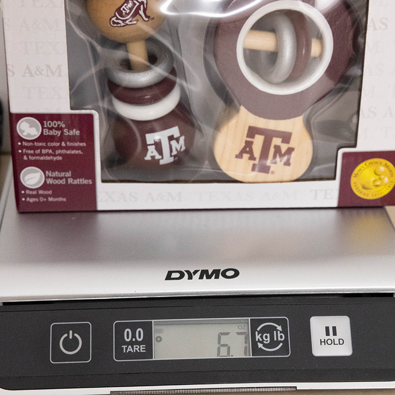 Texas A&M Wooden Rattles Set