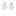 Texas A&M White Logo Garnet Earrings