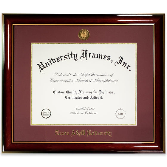 University Frames Texas A&M Classic Medallion Diploma
