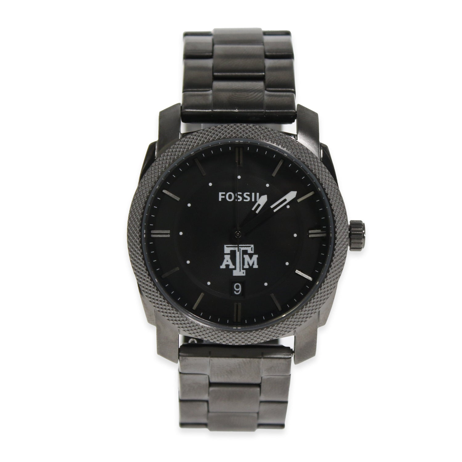 Texas A&M Fossil Men'S Stainless Steel Watch