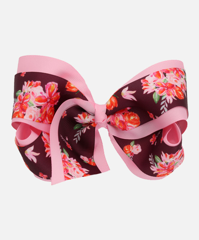 Azarhia Holly Maroon Pink Bouquet Bow