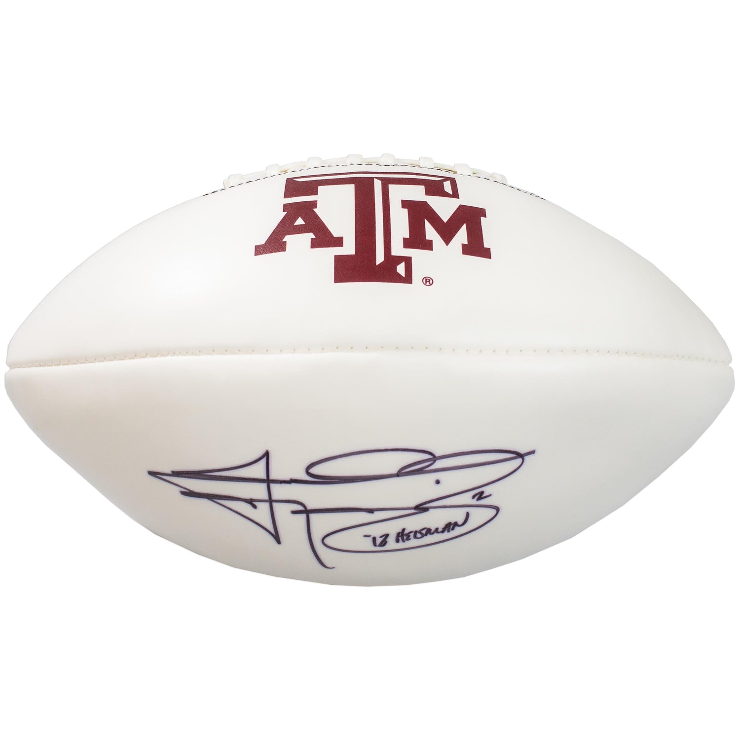 Johnny Manziel Heisman Signed Football