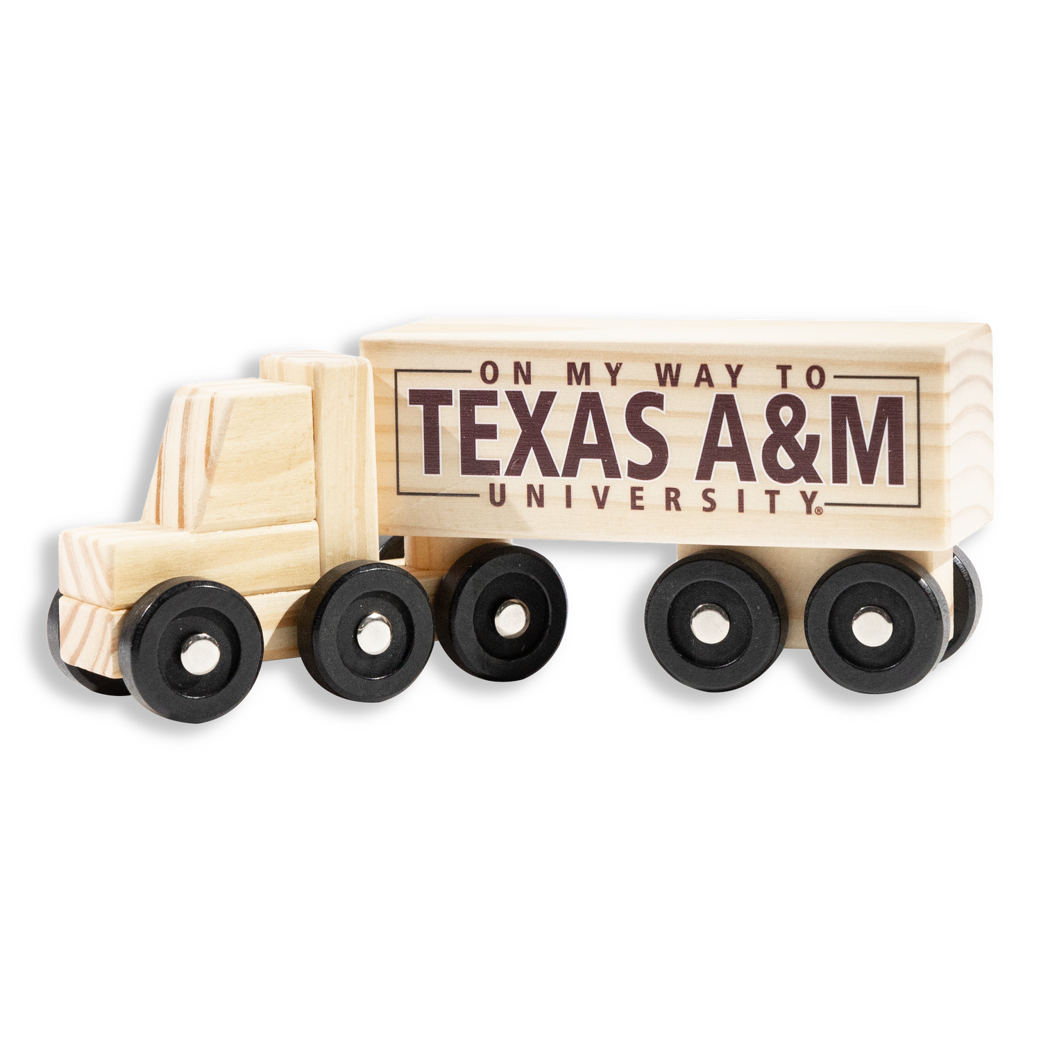 Texas A&M Wooden Semi Truck Toy