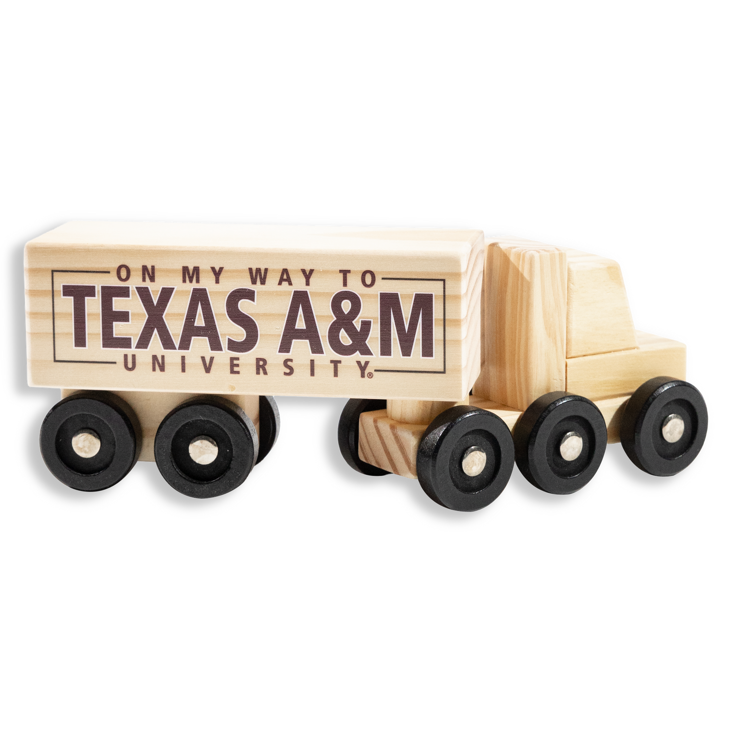 Texas A&M Wooden Semi Truck Toy