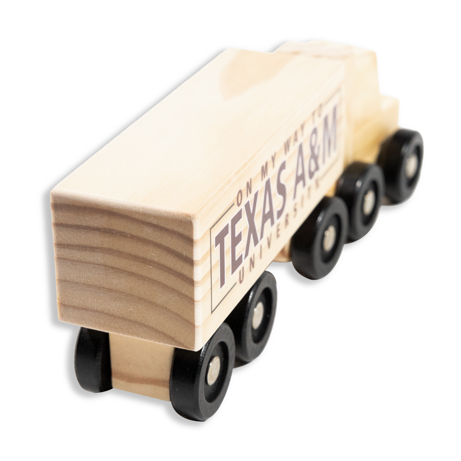 Texas A&M Wooden Semi Truck Toy