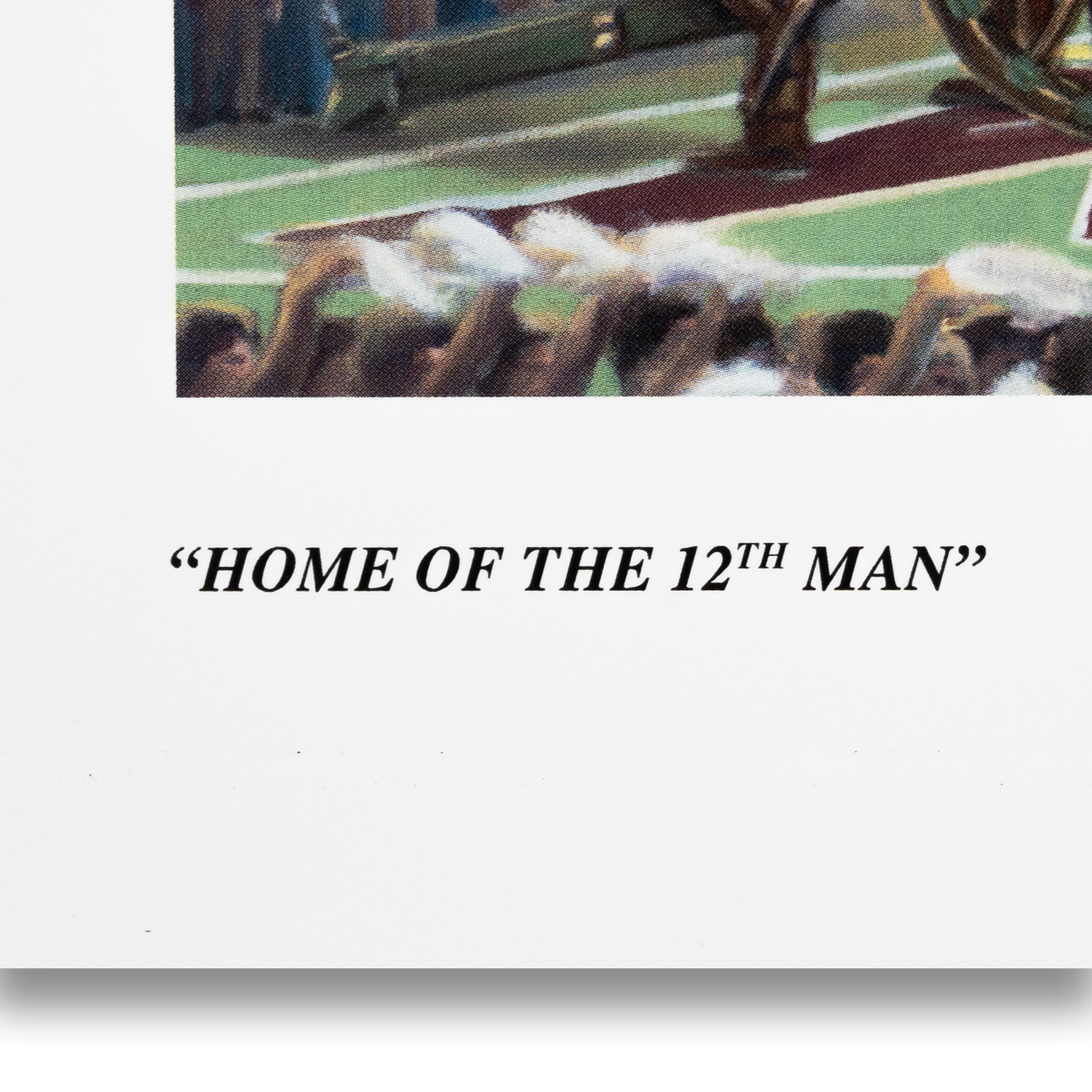 Texas A&M Benjamin Knox Home Of The 12th Man Print