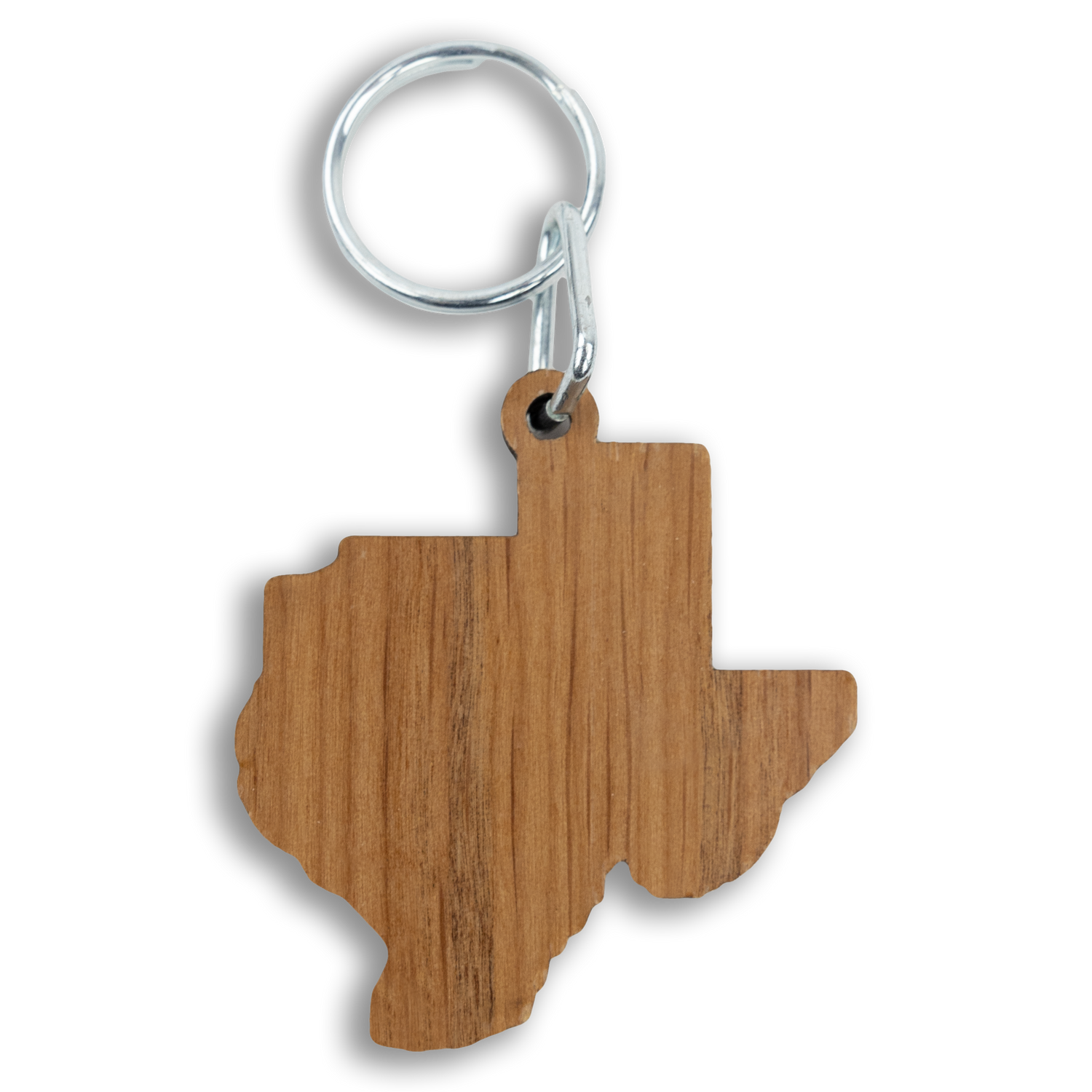 Texas A&M Lone Star Wood Keychain