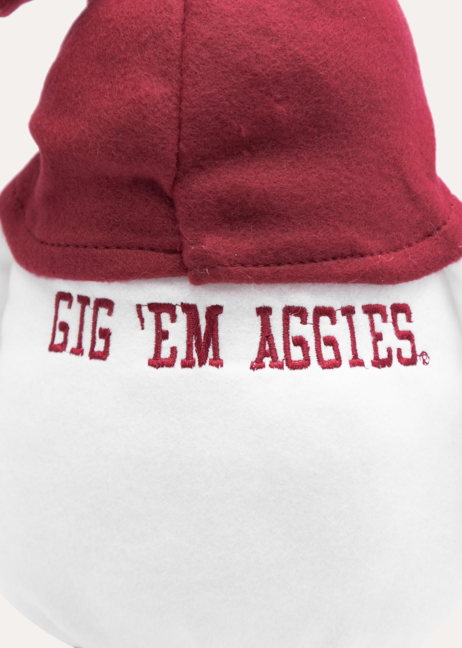 Texas A&M Winter Gnome Mascot
