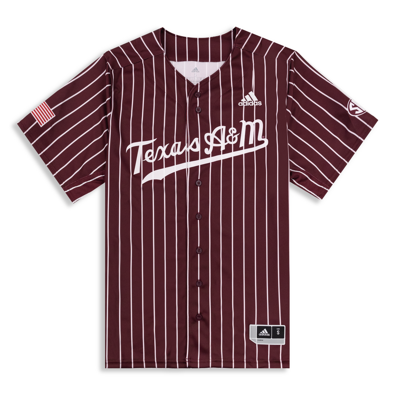 Texas Adidas Baseball Jersey