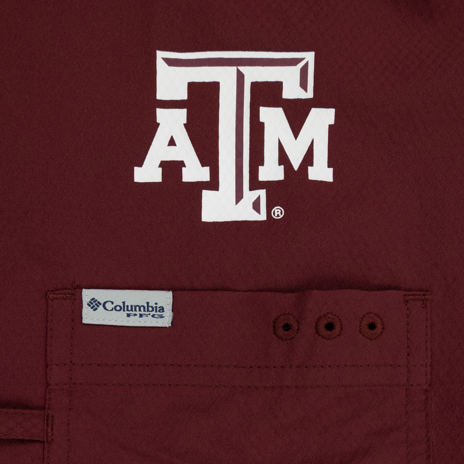 Texas A&M Columbia Slack Tide Camp Shirt