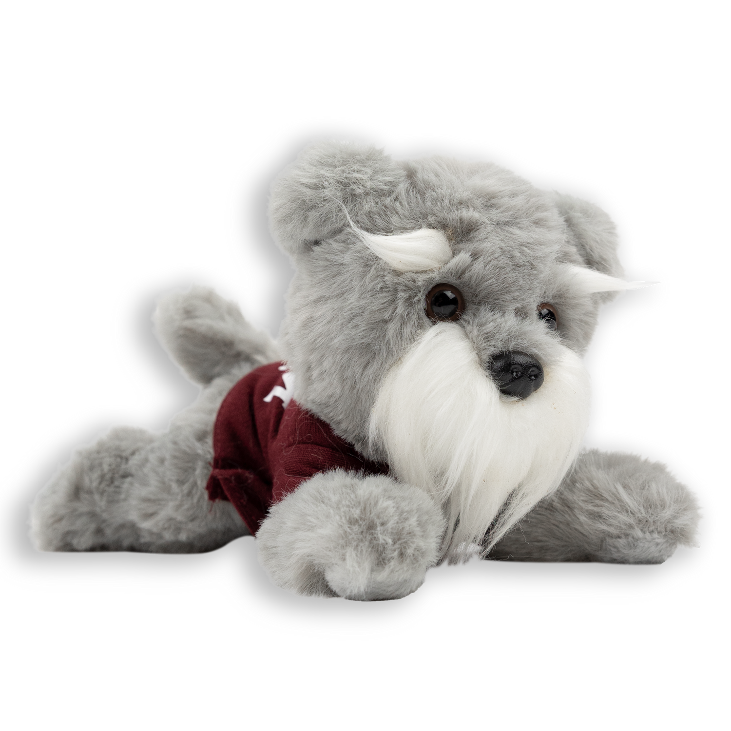 Texas A M Tiny Tyles T Shirt Mini Schnauzer Plush Toy