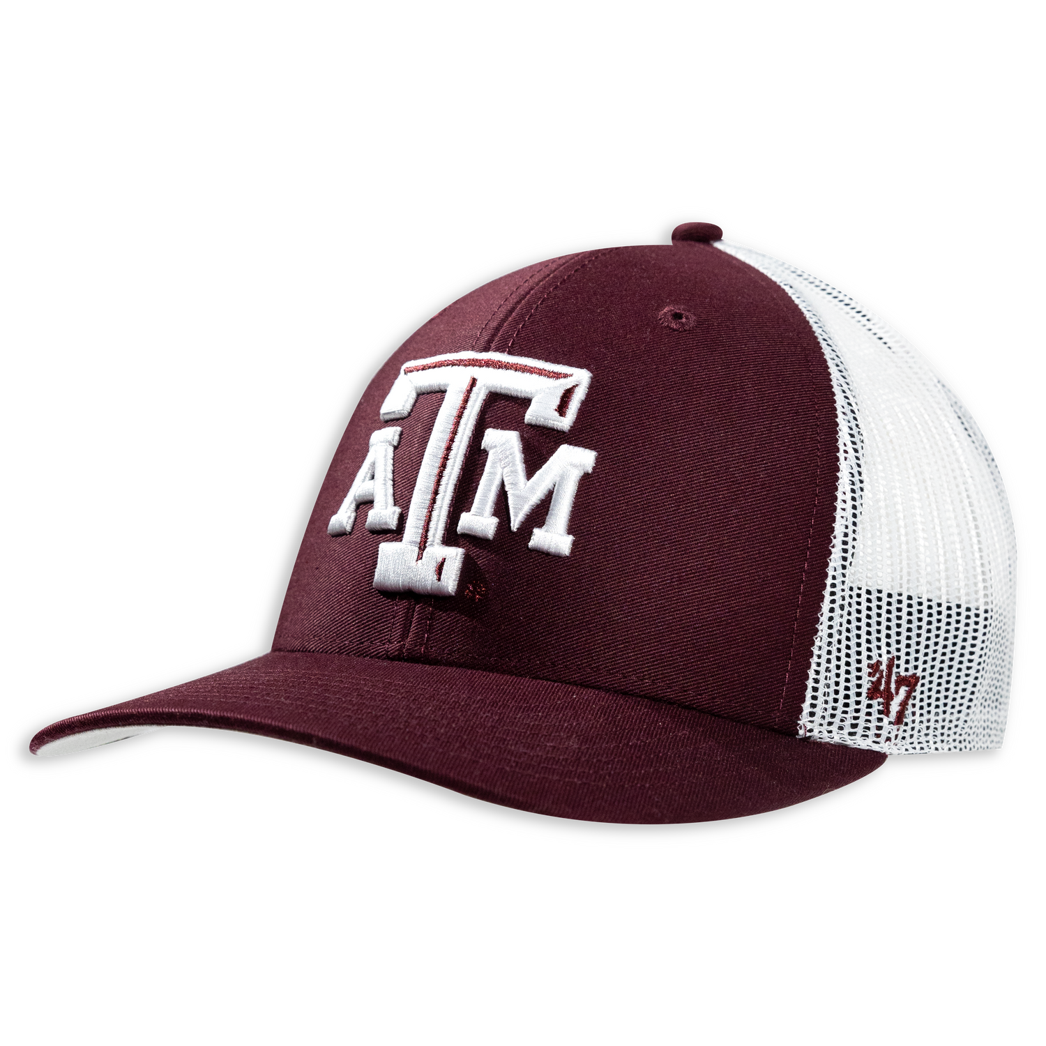 Texas A&M Trucker 47 Maroon With White Mesh Hat