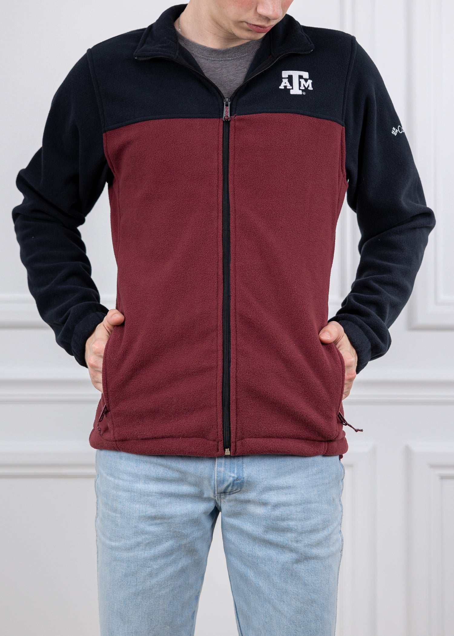 Texas A&M Columbia Flanker III Maroon Fleece Jacket