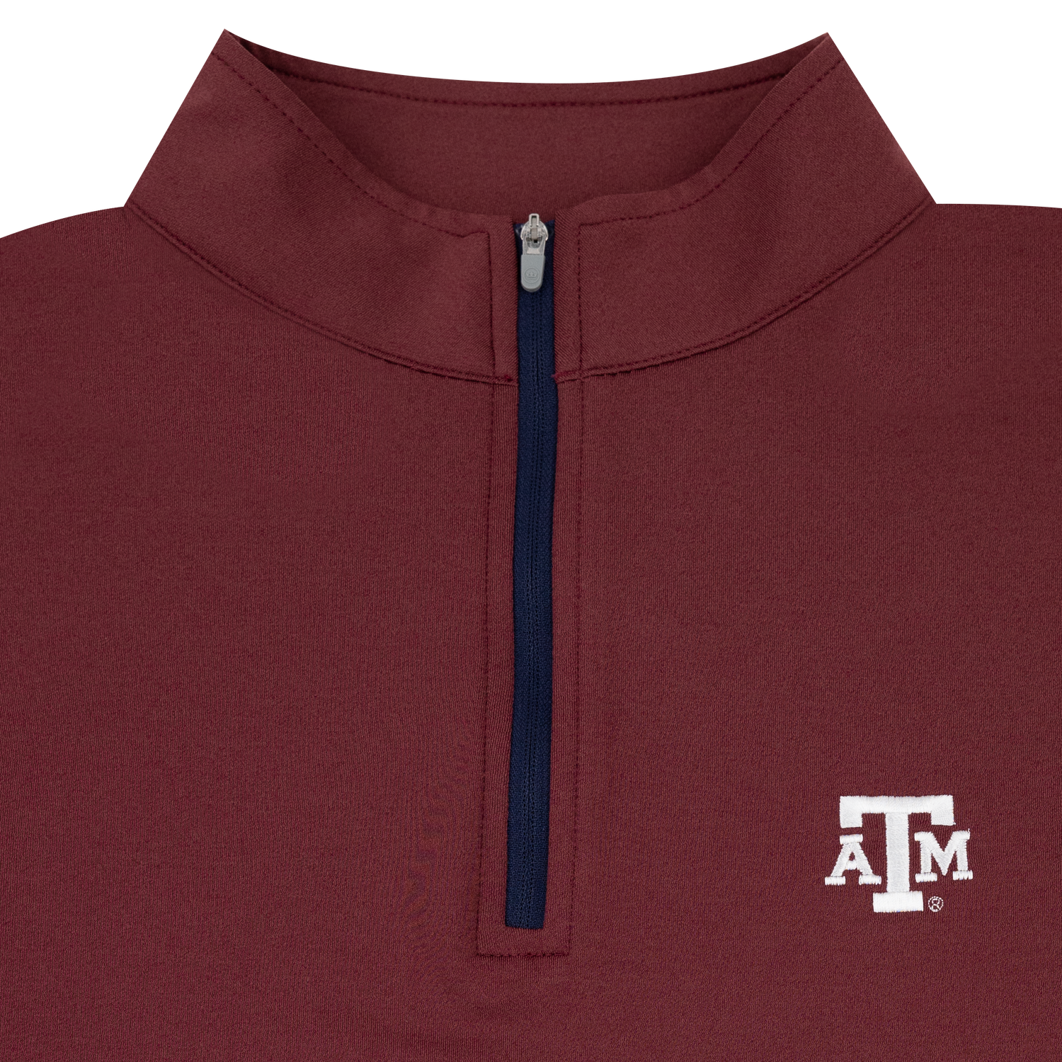 Texas A&M Peter Millar Maroon Quarter Zip Long Sleeve