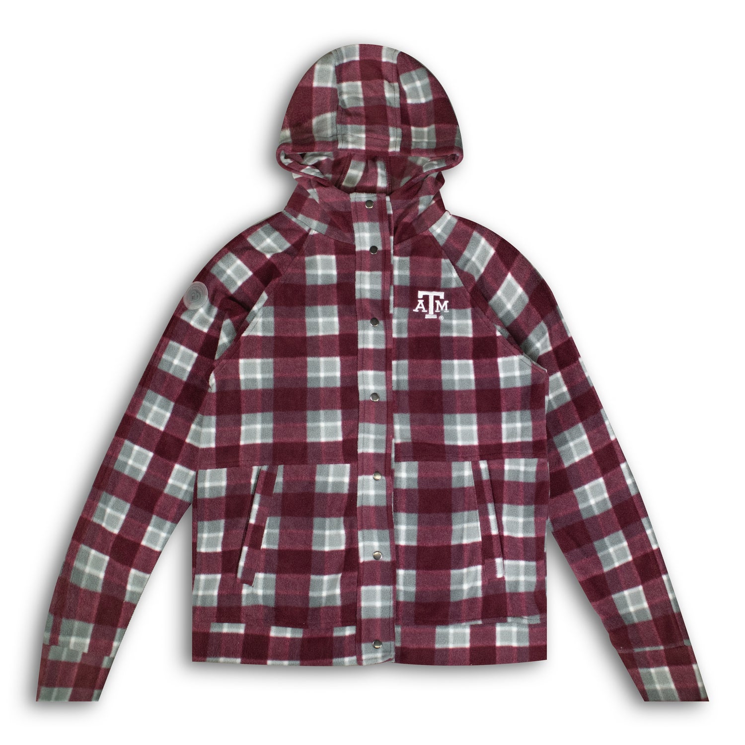 Texas A&M Boombox Snap Up Plaid Jacket