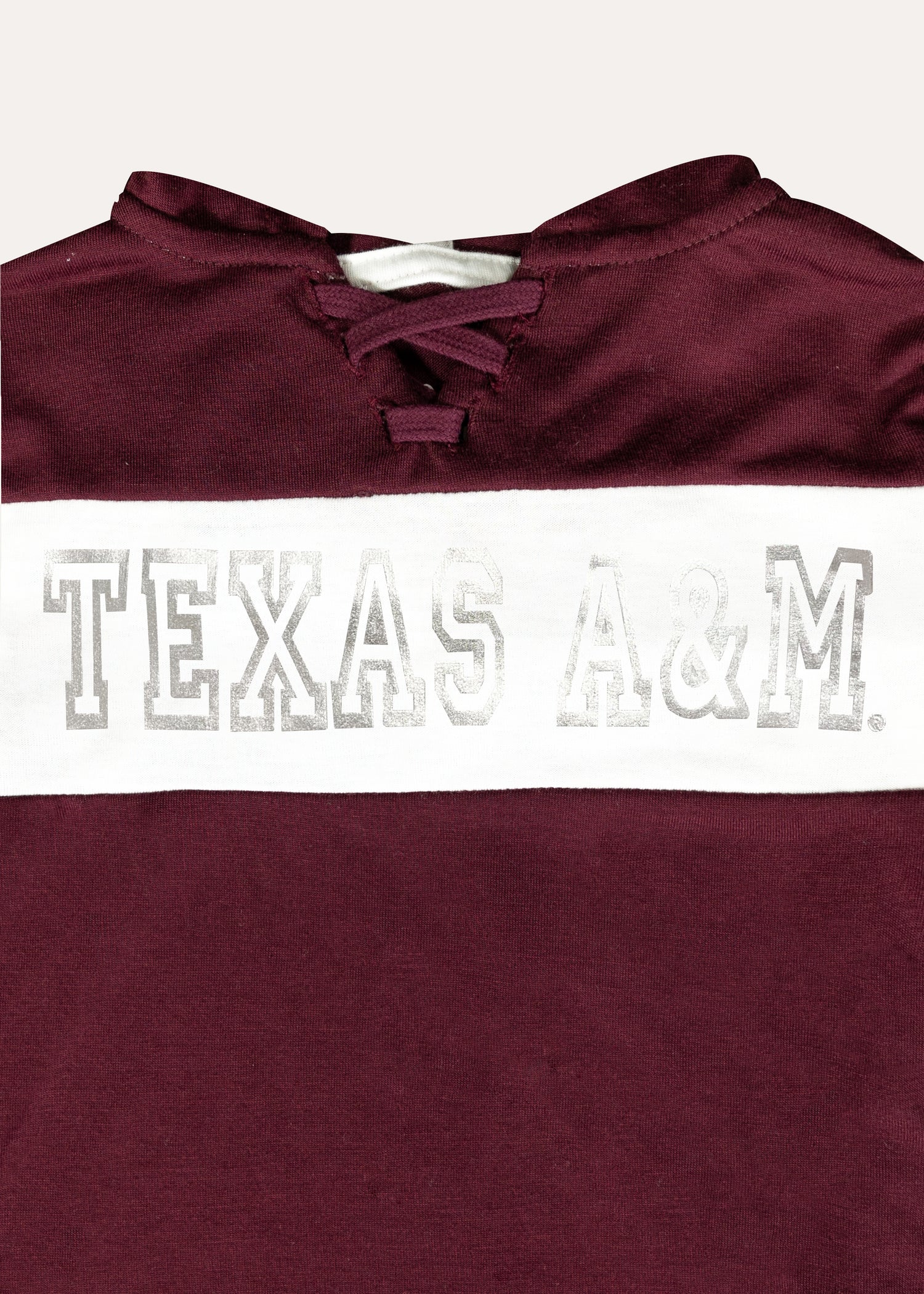 Texas A&M Lace Up Hoodie
