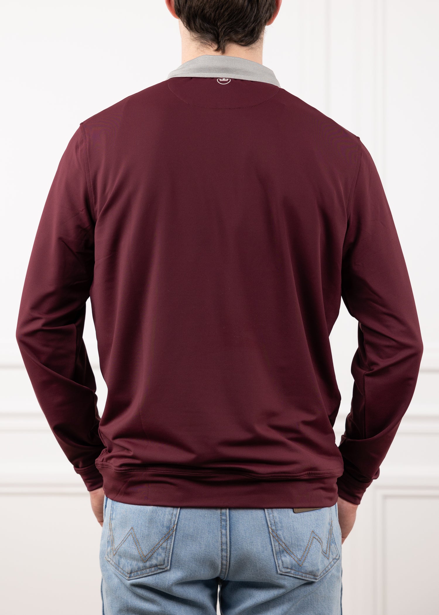 Texas A&M Peter Millar Perth Solid Maroon Quarter Zip