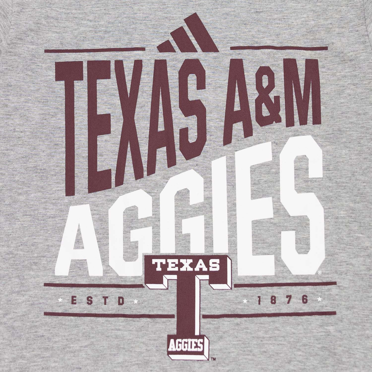 Texas A&M Aggies Adidas Fresh Youth Tee