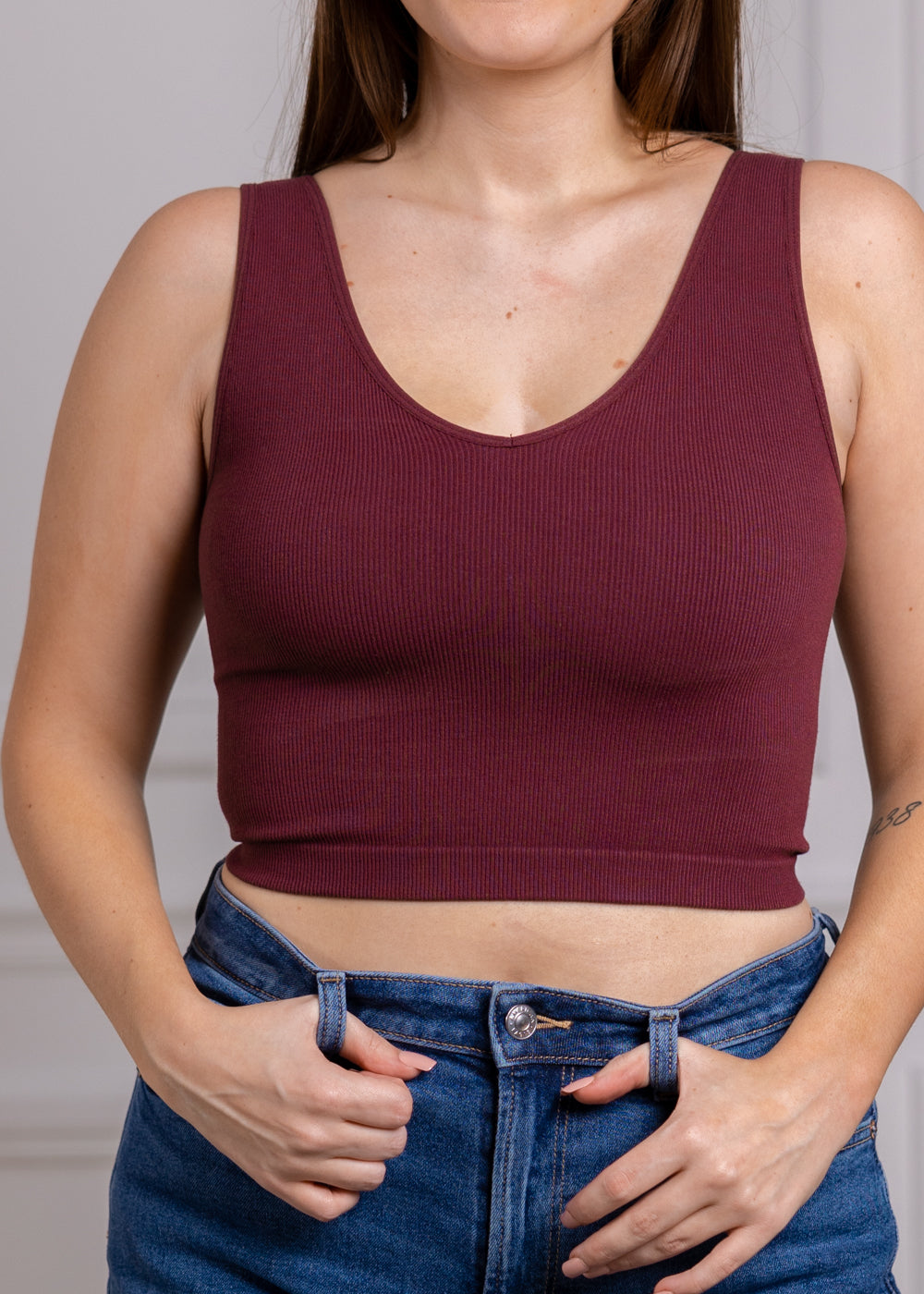 Reversable Ribbed Top