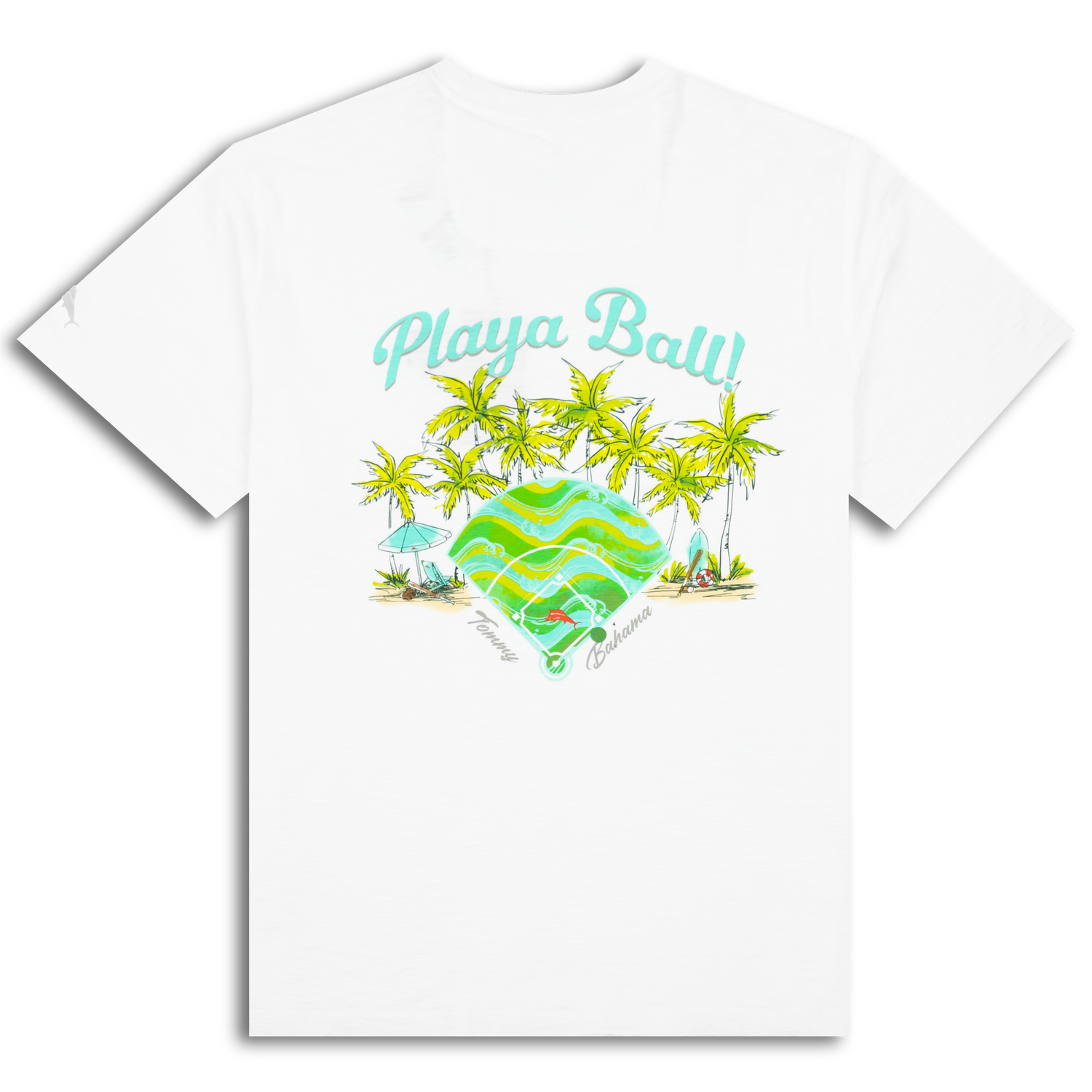Texas A&M Tommy Bahama Playa Ball White T-Shirt