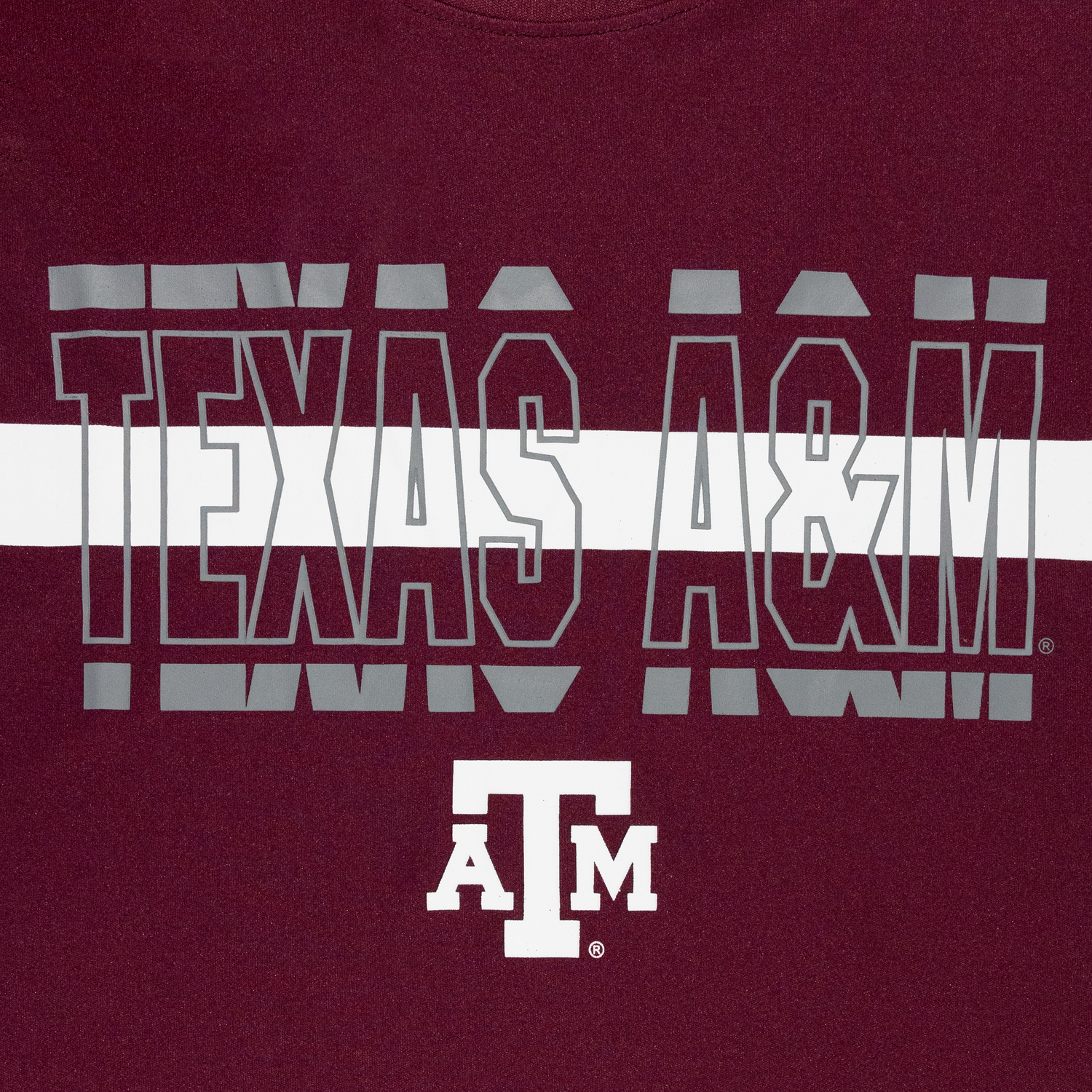 Texas A&M Youth Colosseum Maroon & White T-Shirt