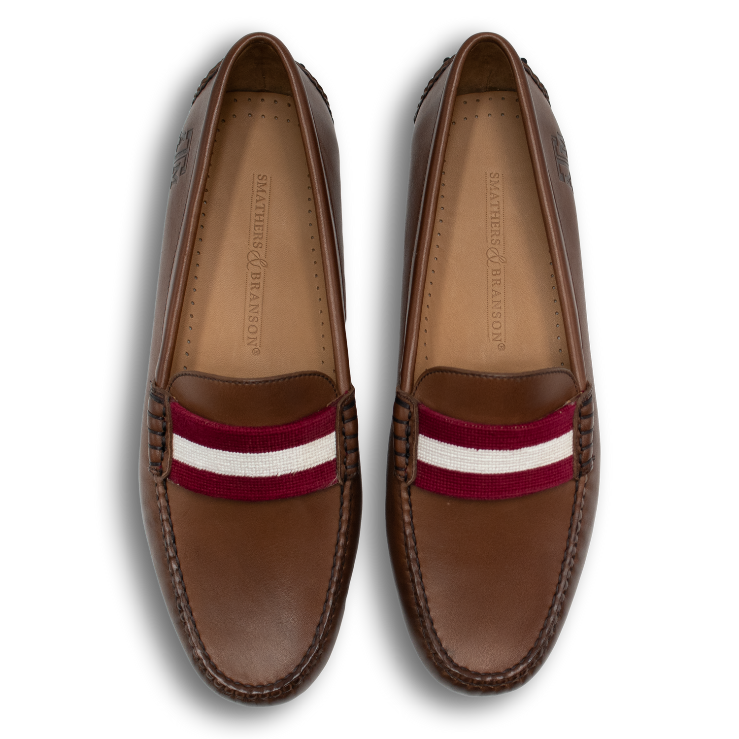 Texas A&M Surcingle Driving Brown Shoes