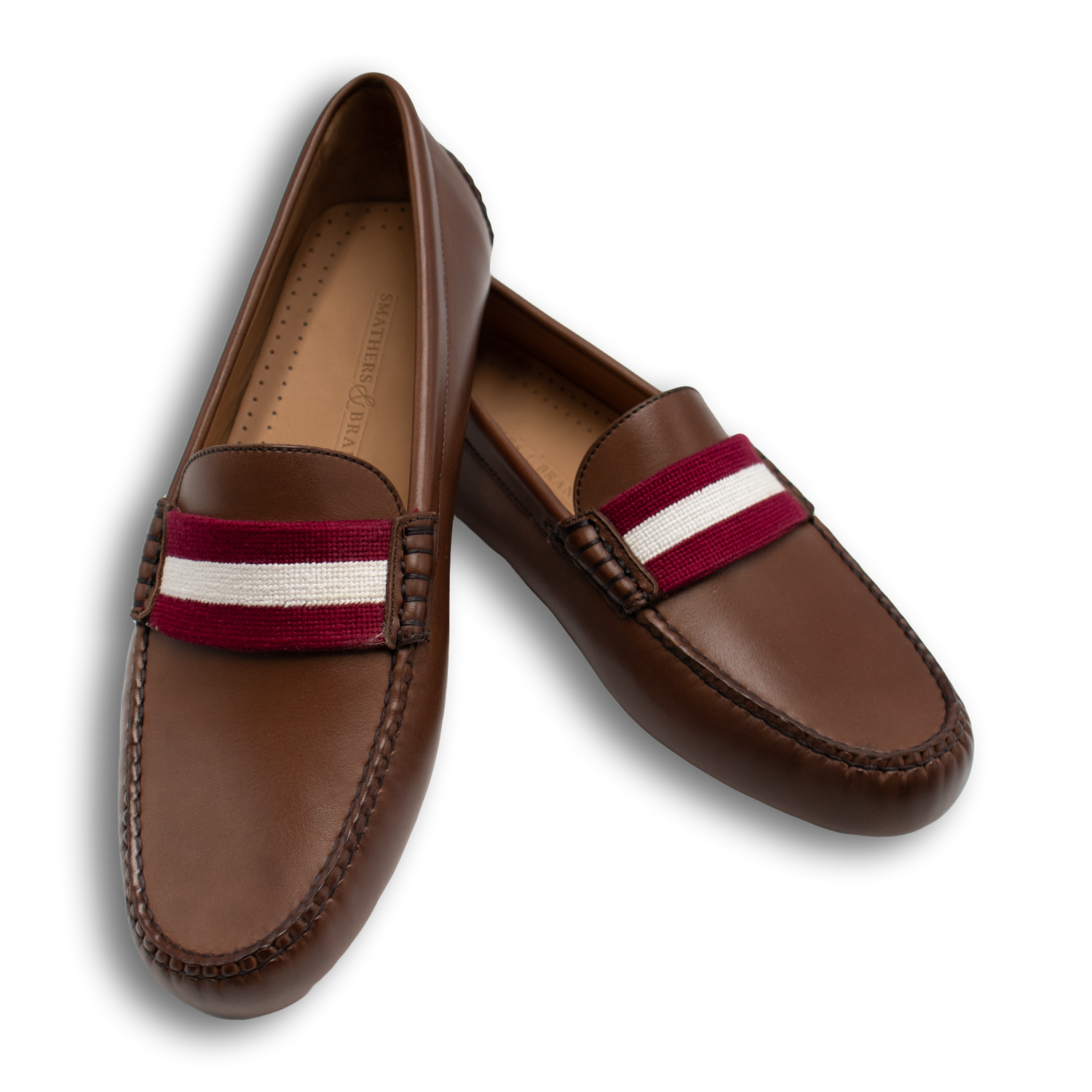 Texas A&M Surcingle Driving Brown Shoes