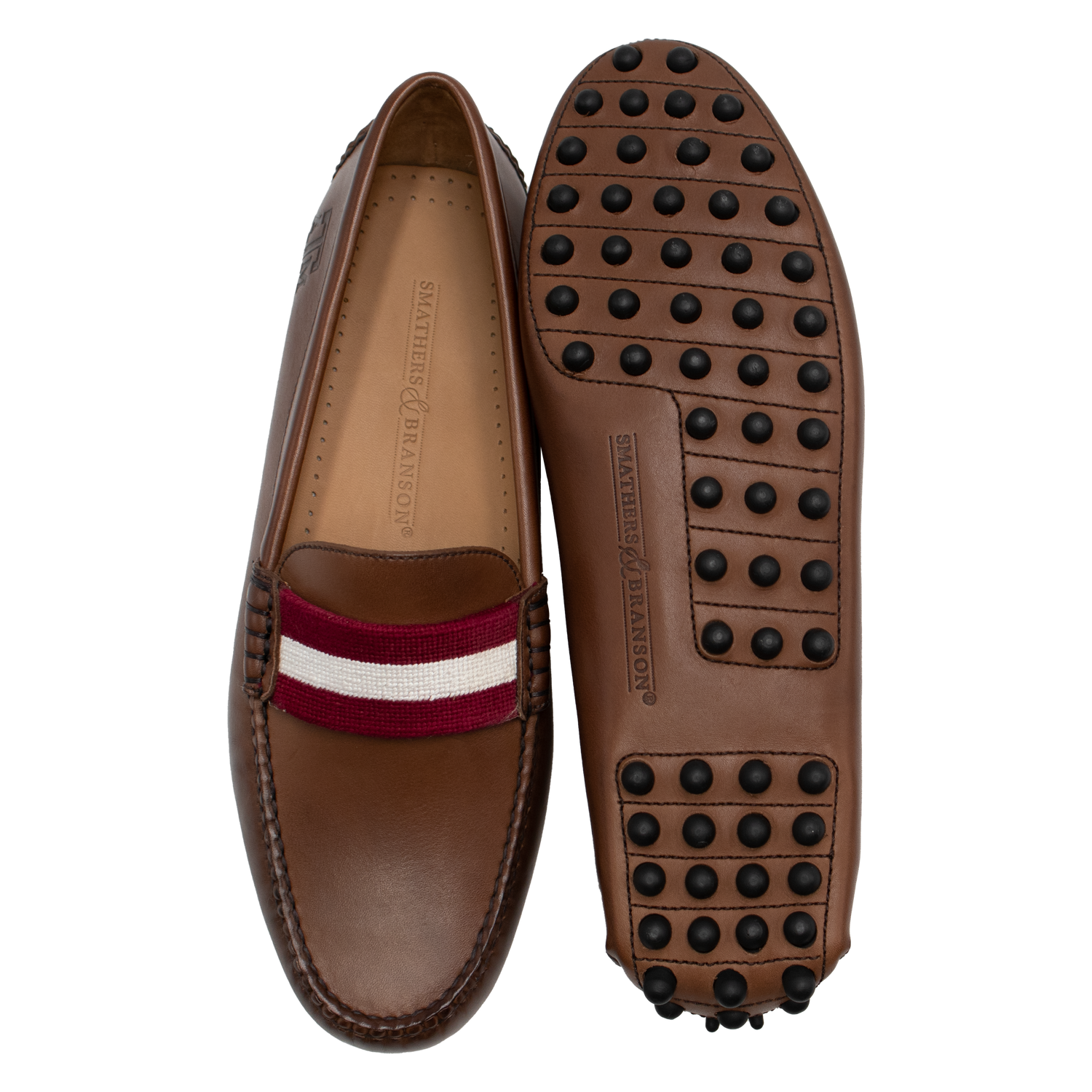 Texas A&M Surcingle Driving Brown Shoes