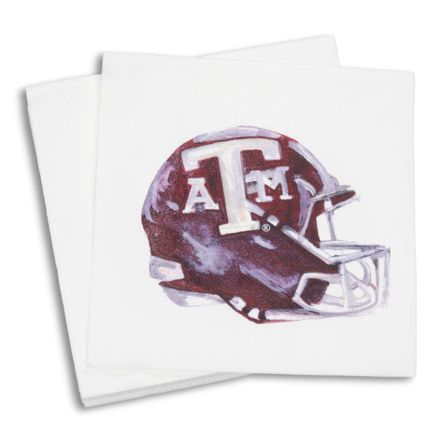 Texas A&M Football Helmet Luncheon Napkin Set 20 Ct
