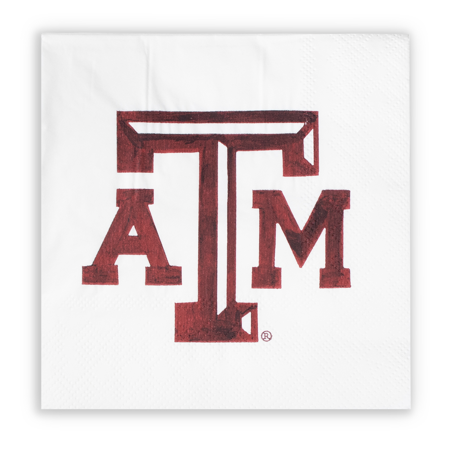 Texas A&M Block Logo Luncheon Napkin Set 20 Ct