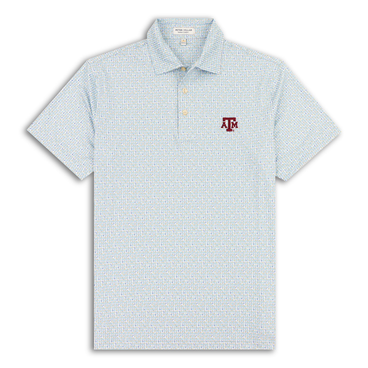 Texas A&M Peter Millar White Ranch Water Performance Polo