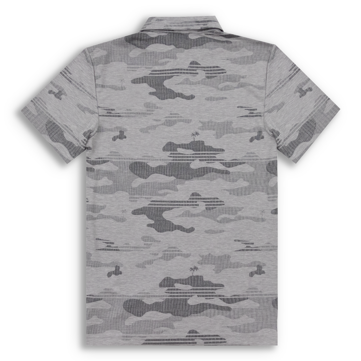 Texas A&M Travis Mathew Beachside Stealth Gray Camo Polo