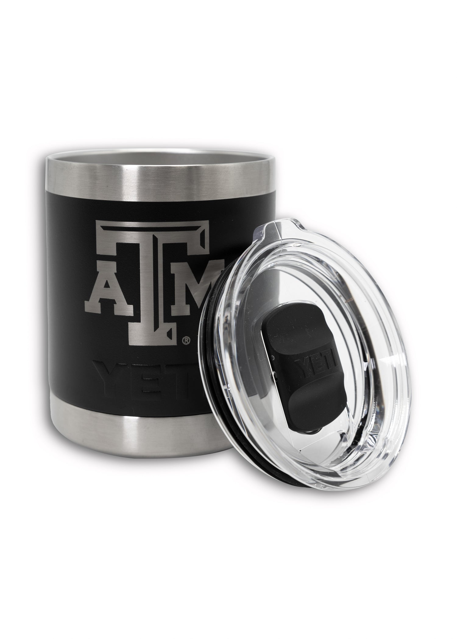 Texas A&M Yeti 10 Oz Black Rambler