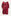 Maroon Women's Puff Sleeve Metallic Dress