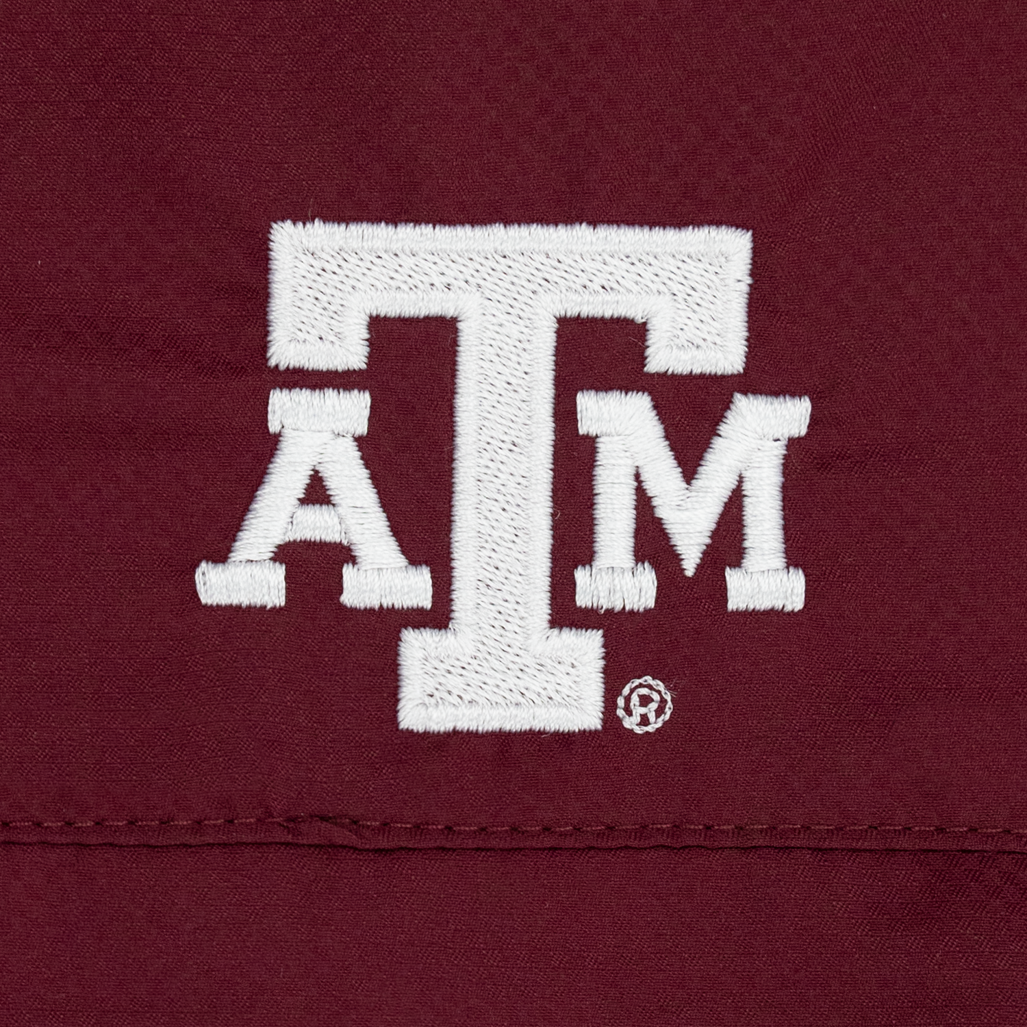 Texas A&M GameGuard Microfiber Maroon Button-Down Short Sleeve Shirt