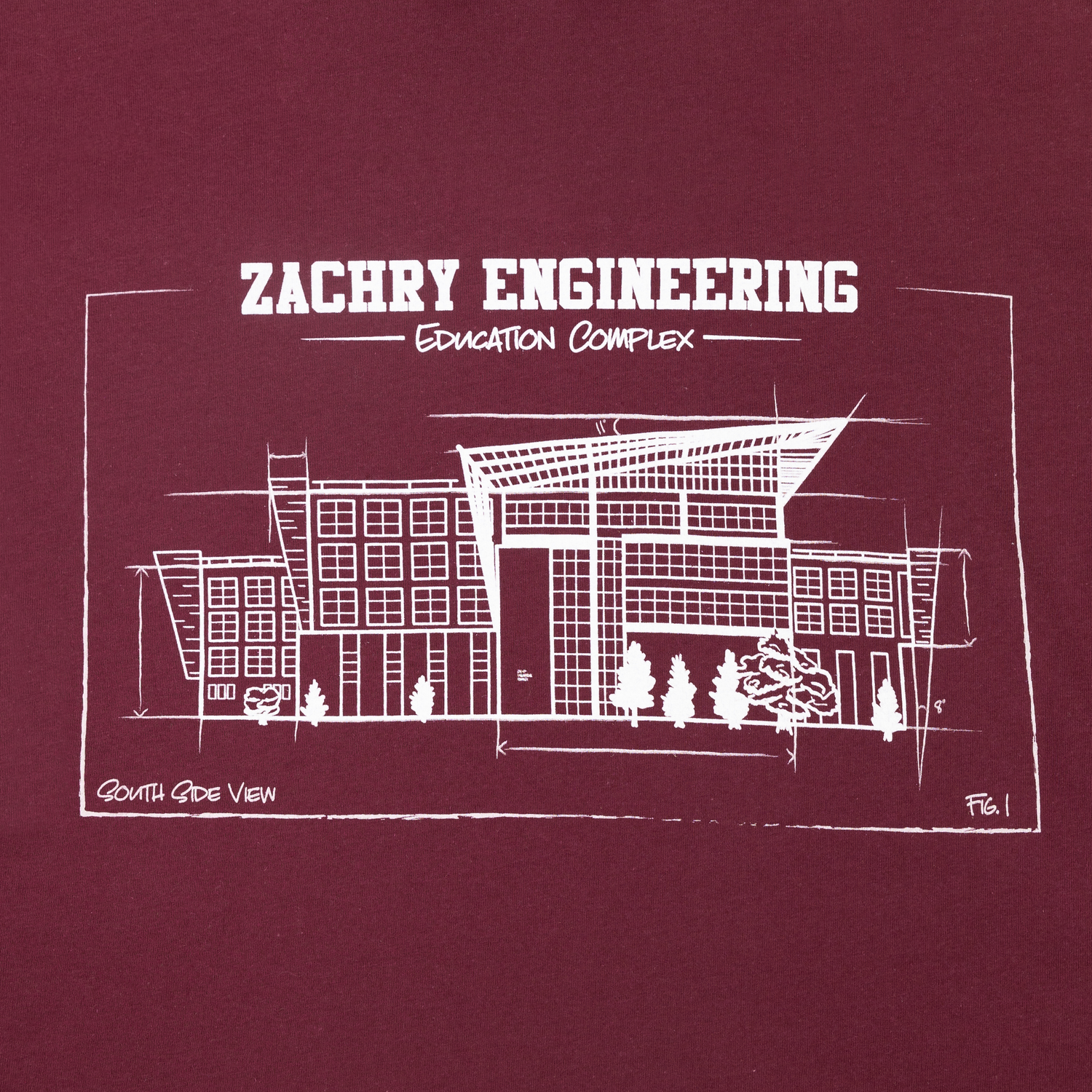 Texas A&M Zachary Engineering Complex T-Shirt
