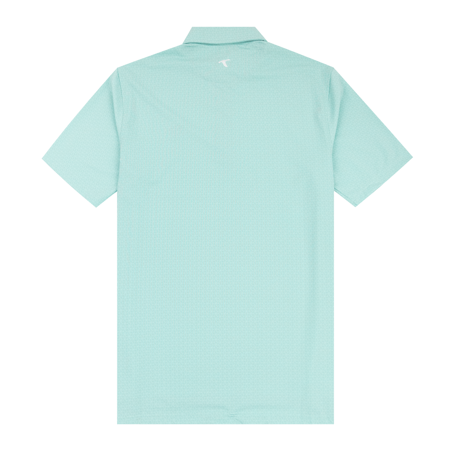 Texas A&M Triangle Printed Aqua Performance Polo