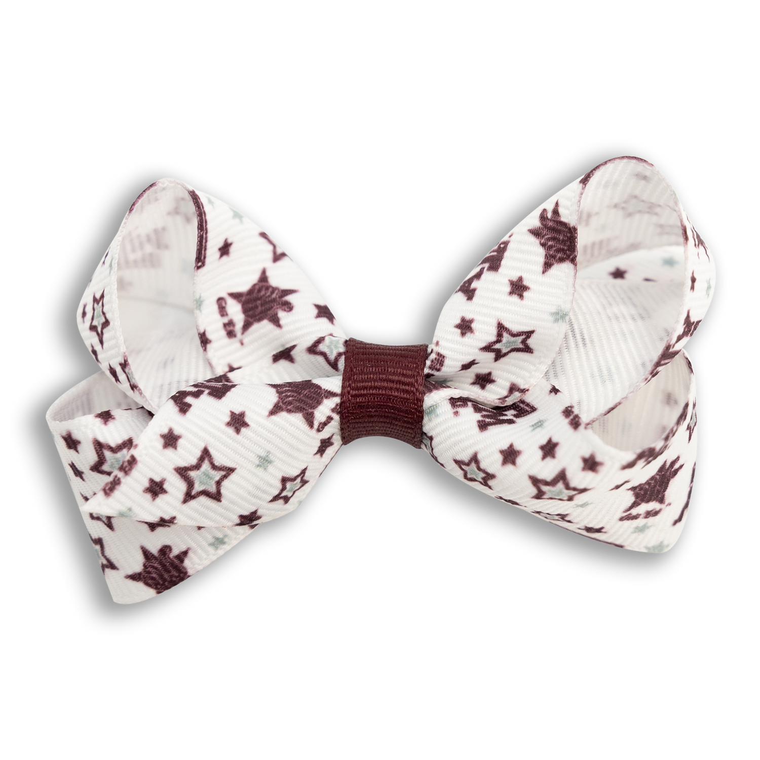Texas A&M Mini College Star Print Bow
