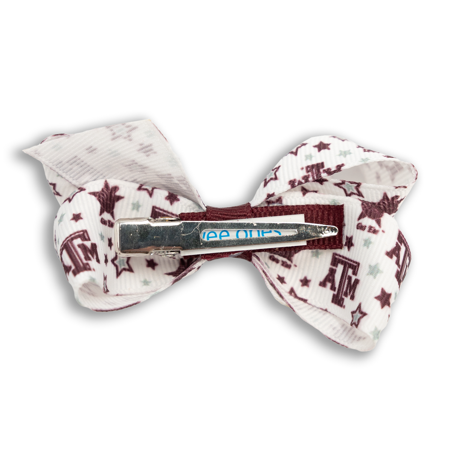 Texas A&M Mini College Star Print Bow