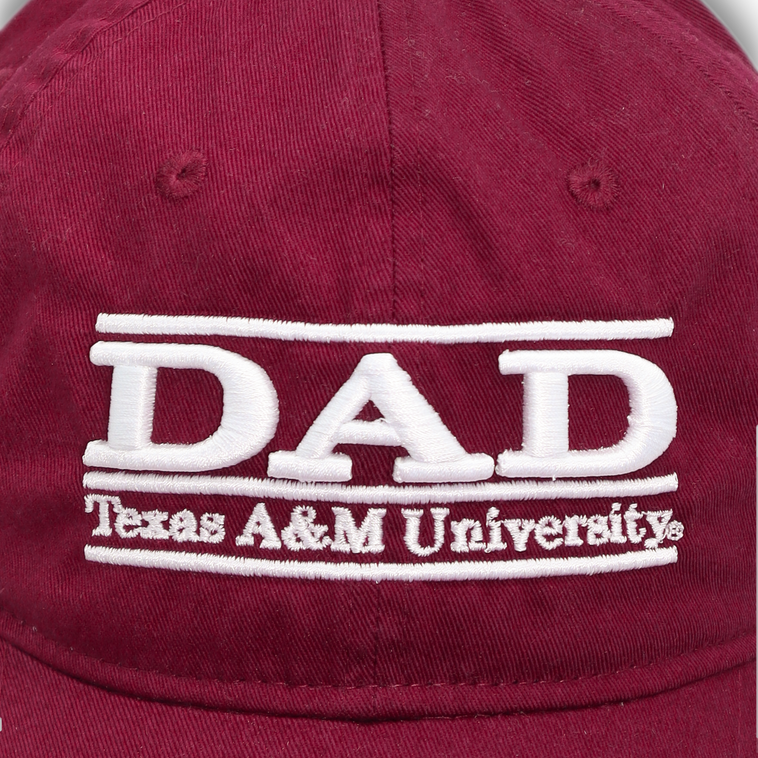 Texas A&M University Dad Bar Hat